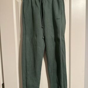 Womens green aritzia tna sweatpants